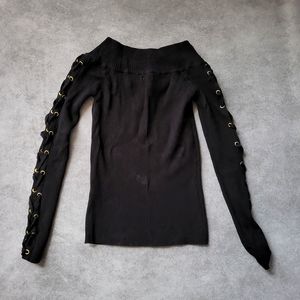 Black Sweater Top